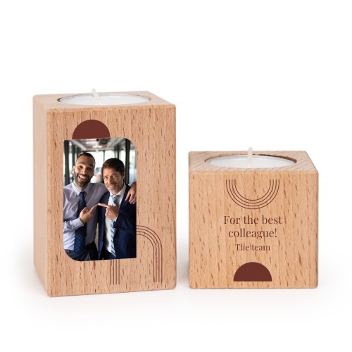 Kaarshouder met full colour print (set van 2) Kaarshouder met full colour print (set van 2)