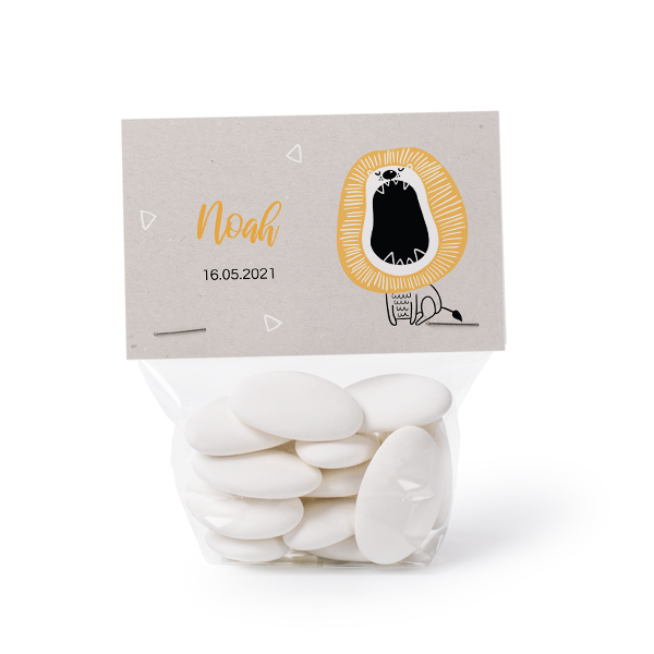 Cardboard Doodle Lion - Text Only