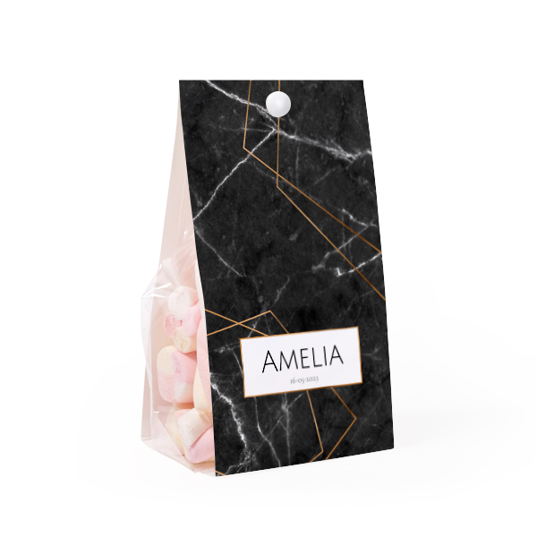 Marble Geo Gold - Text Only