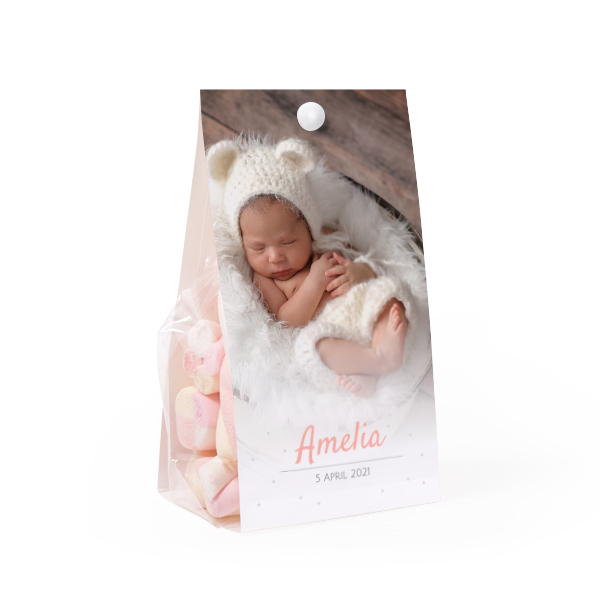 Candy bag with photo-wrapping - set of 24