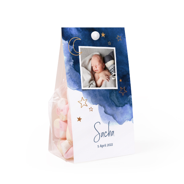 Candy bag with photo-wrapping - set of 24