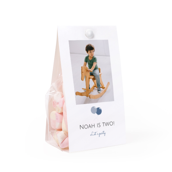 Candy bag with photo-wrapping - set of 24