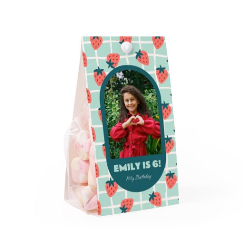 Candy bag with photo-wrapping - set of 24
