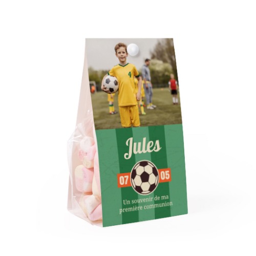 Terrain de football vintage - Texte