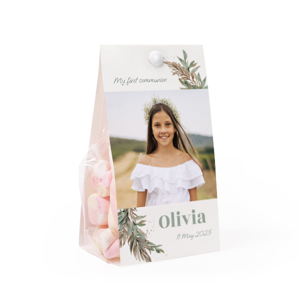 Candy bag with photo-wrapping - set of 24