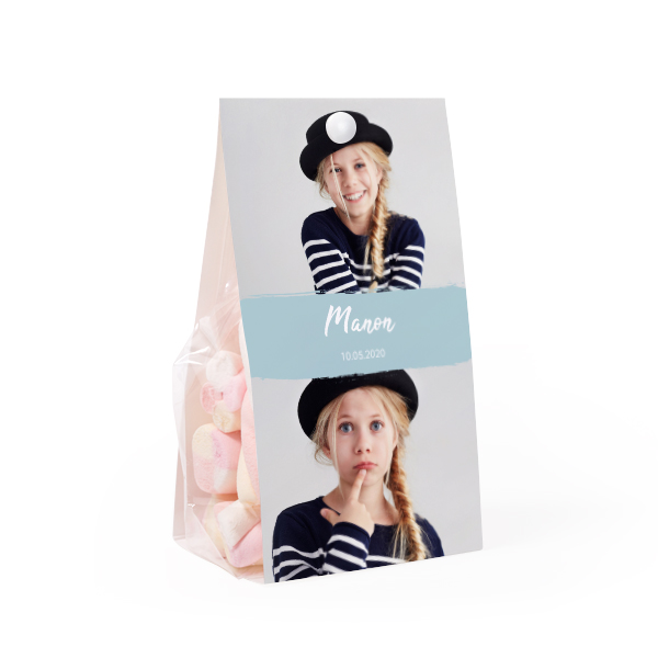 Candy bag with photo-wrapping - set of 24