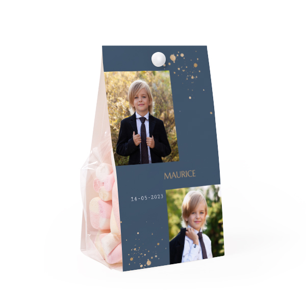 Candy bag with photo-wrapping - set of 24