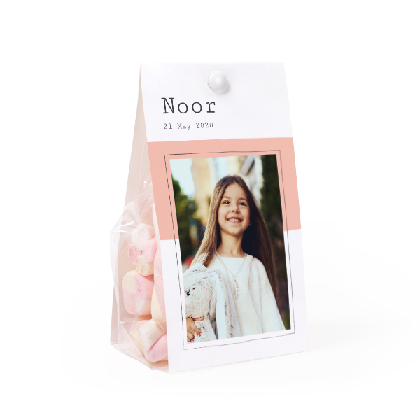 Candy bag with photo-wrapping - set of 24