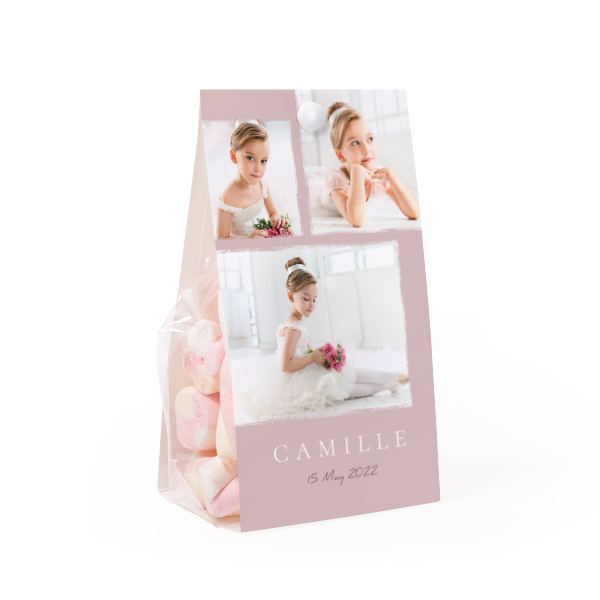 Candy bag with photo-wrapping - set of 24