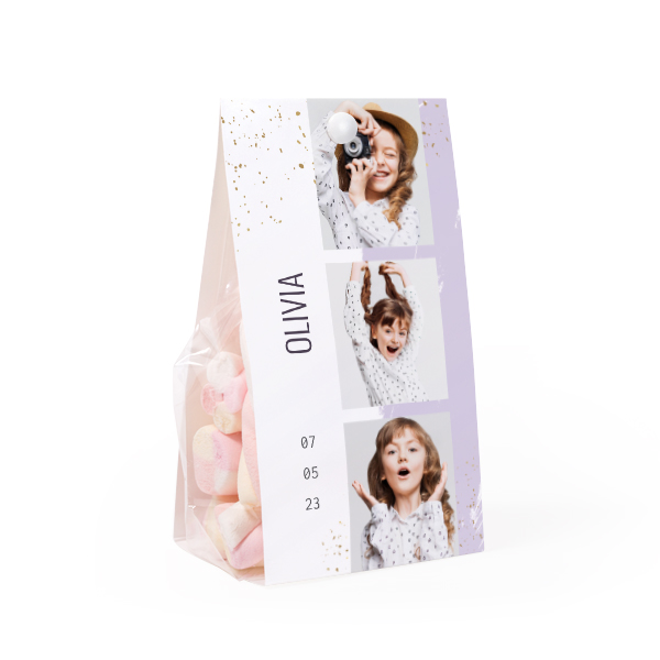 Candy bag with photo-wrapping - set of 24 Candy bag with photo-wrapping - set of 24