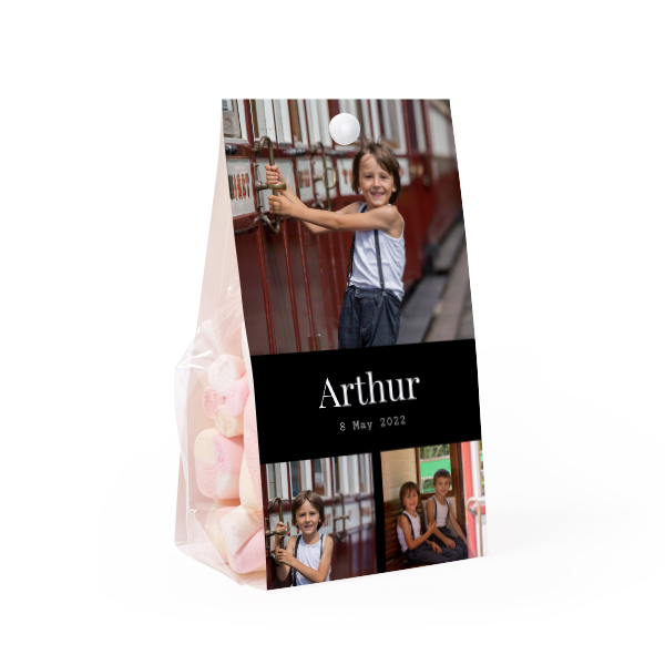 Candy bag with photo-wrapping - set of 24