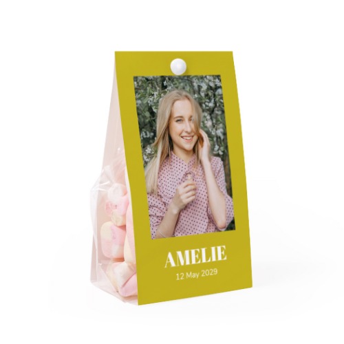 Candy bag with photo-wrapping - set of 24