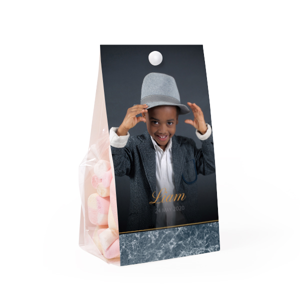 Candy bag with photo-wrapping - set of 24