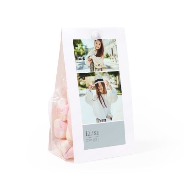 Candy bag with photo-wrapping - set of 24