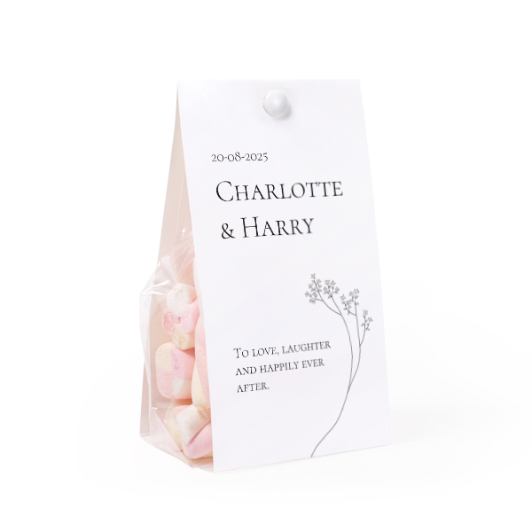 Candy bag with photo-wrapping - set of 24