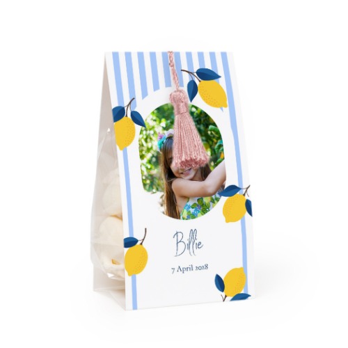 Set Geschenktüten mit magnolienfarbener Quaste - 24 Stk.