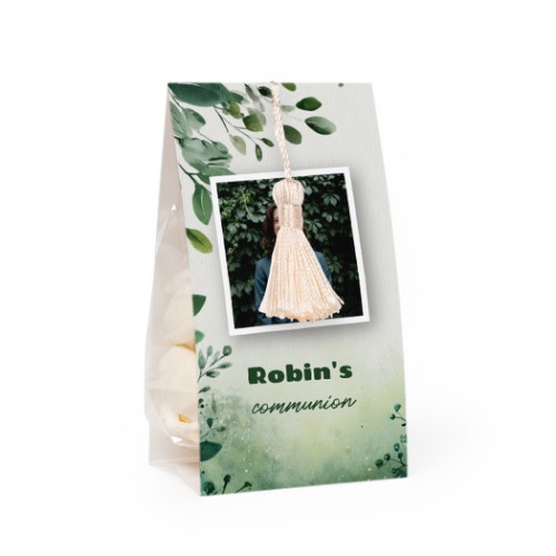 Snoepzakwikkel met vanille franje - Set van 12