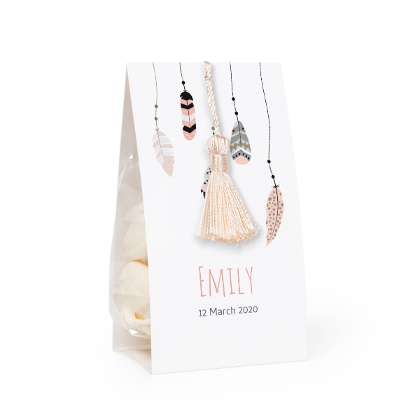 Colourful Boho Feathers - Text Only Colourful Boho Feathers - Text Only