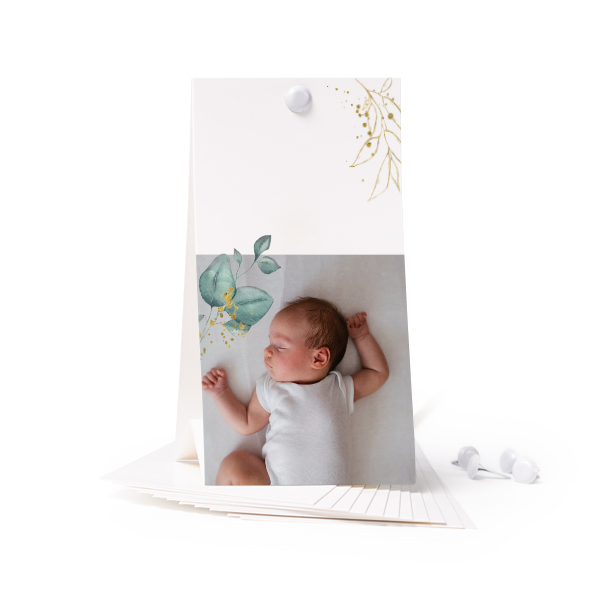 Standing card - set of 12 (6,5 x 12 cm)