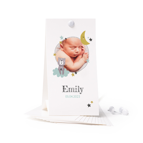 Standing card - set of 12 (6,5 x 12 cm) Standing card - set of 12 (6,5 x 12 cm)