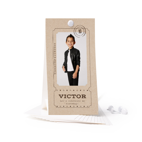 Standing card - set of 12