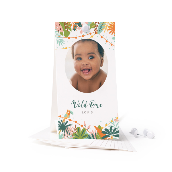 Carte verticale (lot de 12) 6,5 x 12 cm