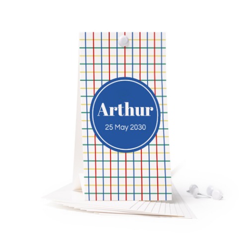 Colorful Grid - Text Only