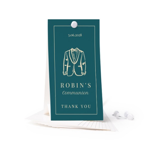 Standing card - set of 12 (6,5 x 12 cm)