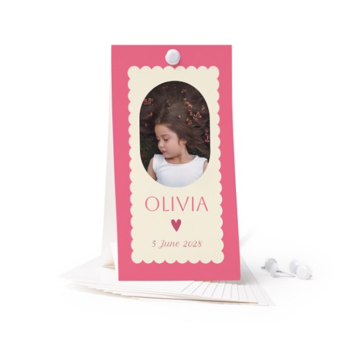 Standing card - set of 12 (6,5 x 12 cm)