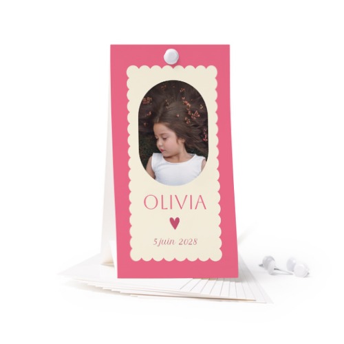 Carte verticale (lot de 12) 6,5 x 12 cm