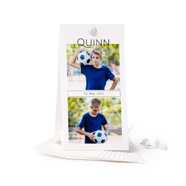 Standing card - set of 12