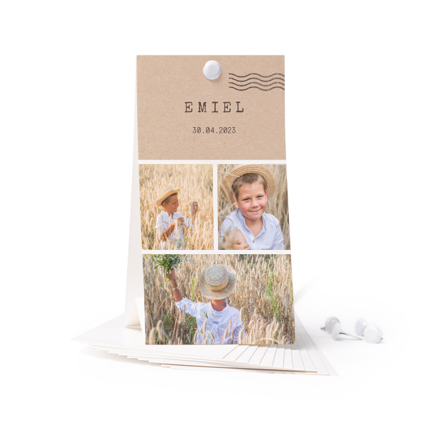 Standing card - set of 12 (6,5 x 12 cm) Standing card - set of 12 (6,5 x 12 cm)