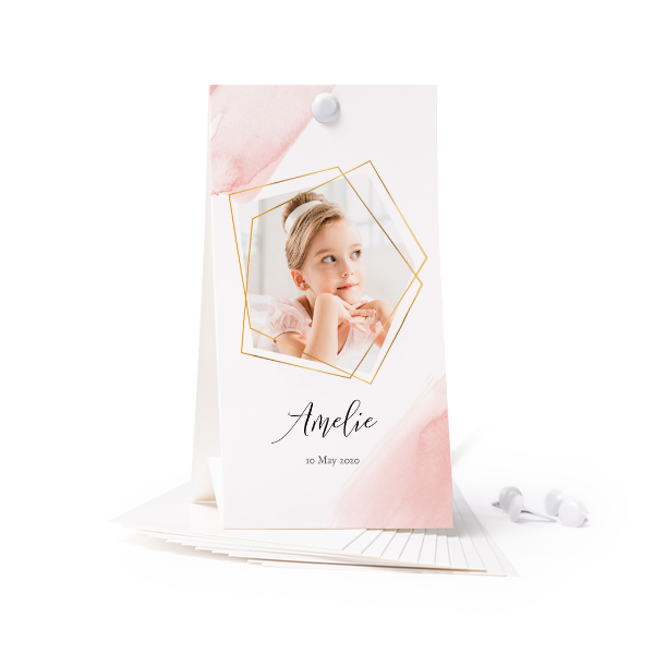 Carte verticale (lot de 12) 6,5 x 12 cm