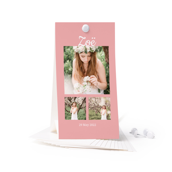 Standing card - set of 12 (6,5 x 12 cm)