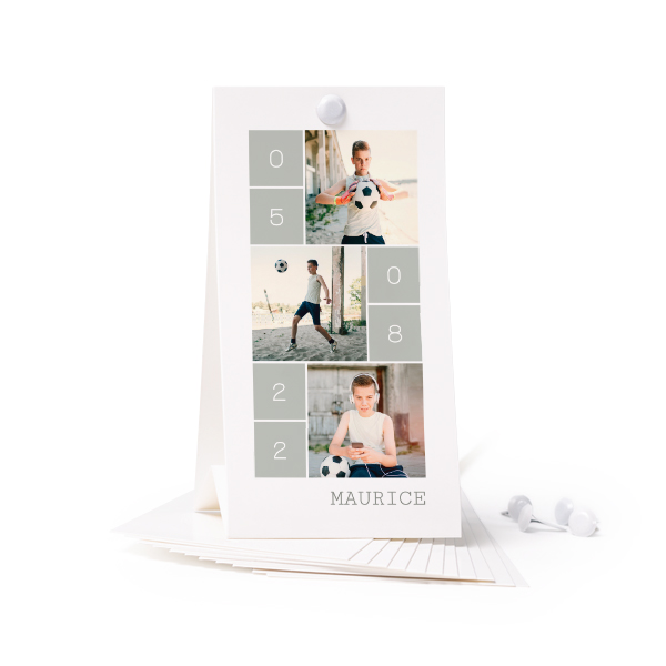 Standing card - set of 12