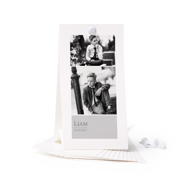 Standing card - set of 12 (6,5 x 12 cm)