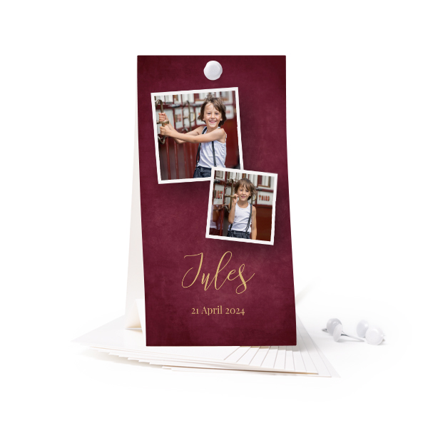 Standing card - set of 12 (6,5 x 12 cm) Standing card - set of 12 (6,5 x 12 cm)