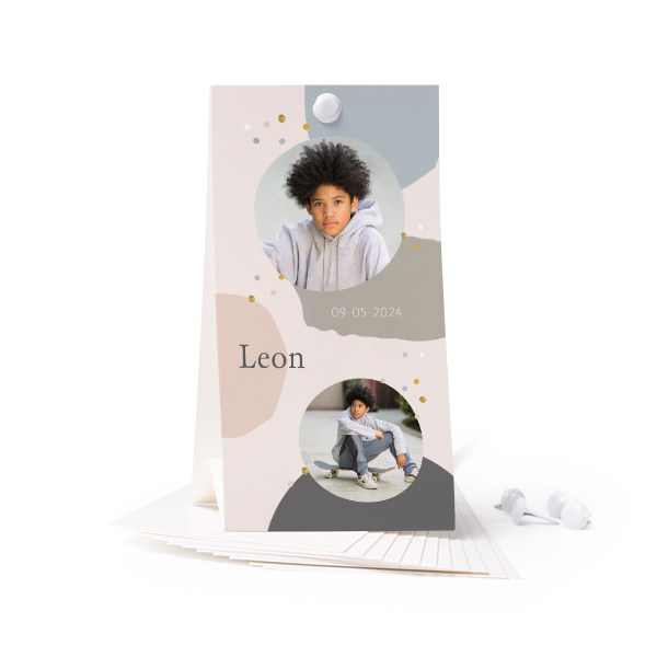 Standing card - set of 12 (6,5 x 12 cm) Standing card - set of 12 (6,5 x 12 cm)