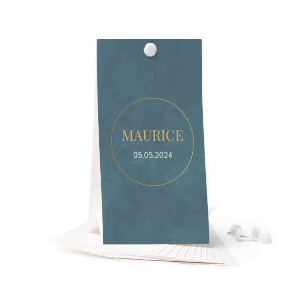 Standing card - set of 12 (6,5 x 12 cm)