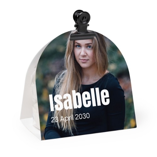 Süssigkeiten Verpackung Abgerundet mit schwarzen Clips - 24 Stk.