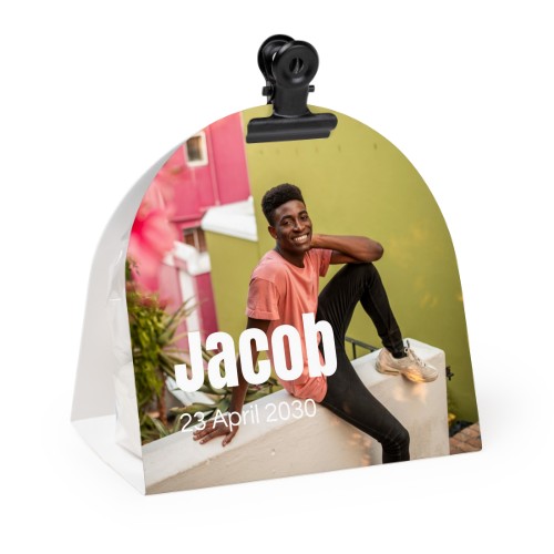 Ballotins à bonbons arrondis, clip noir (lot de 24)