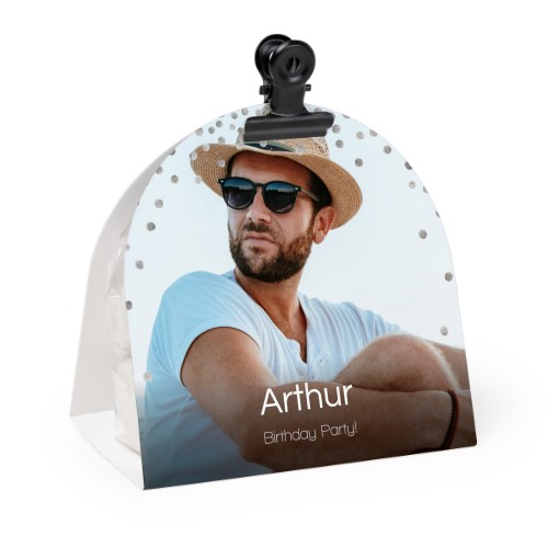 Süssigkeiten Verpackung Abgerundet mit schwarzen Clips - 24 Stk. Süssigkeiten Verpackung Abgerundet mit schwarzen Clips - 24 Stk.