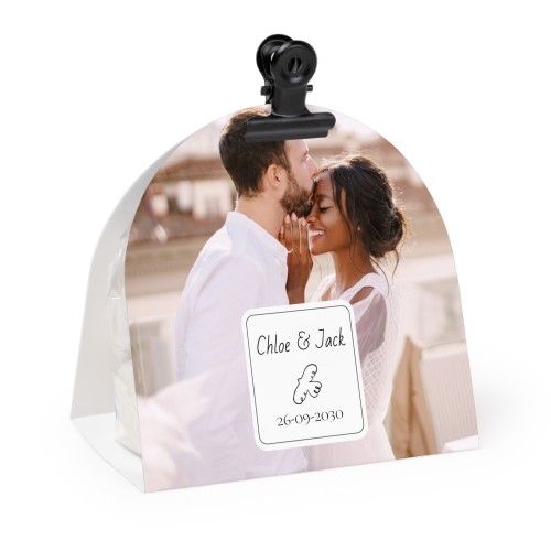Süssigkeiten Verpackung Abgerundet mit schwarzen Clips - 24 Stk.