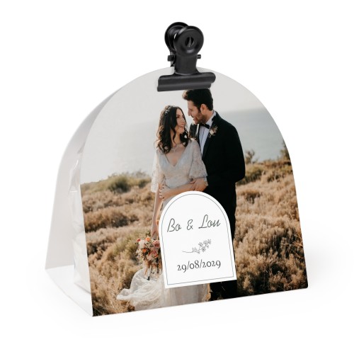 Ballotins à bonbons arrondis, clip noir (lot de 24)