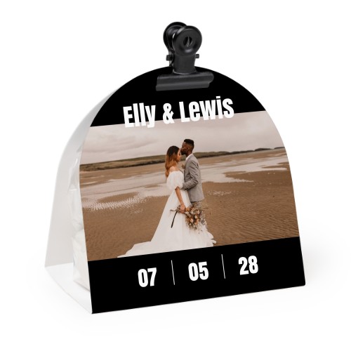 Ballotins Ă bonbons arrondis, clip noir (lot de 24) Ballotins Ă bonbons arrondis, clip noir (lot de 24)