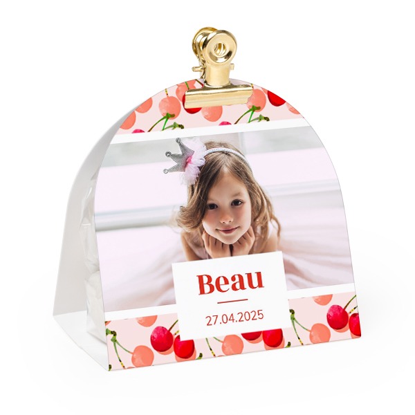 Süssigkeiten Verpackung Abgerundet mit goldenen Clips - 12 Stk.