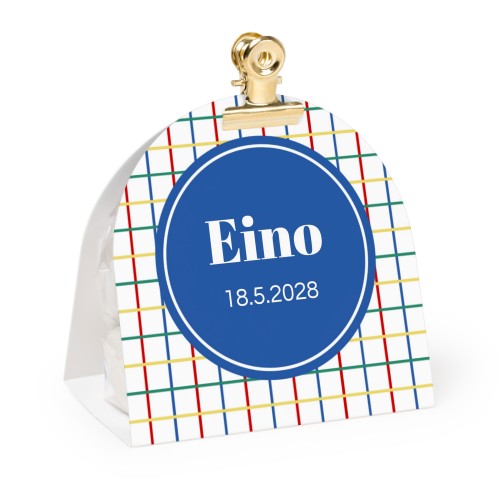 Karkkipussi valokuvapäällysteellä kultainen pidike - 12 kpl