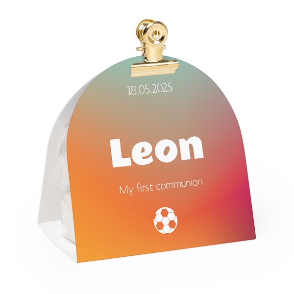 Colour Block Football - Text Only