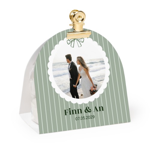 Süssigkeiten Verpackung Abgerundet mit goldenen Clips - 12 Stk. Süssigkeiten Verpackung Abgerundet mit goldenen Clips - 12 Stk.