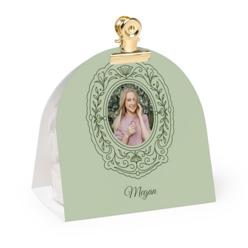 Candy bag with rounded photo-wrapping and gold clip - 24 pcs Candy bag with rounded photo-wrapping and gold clip - 24 pcs